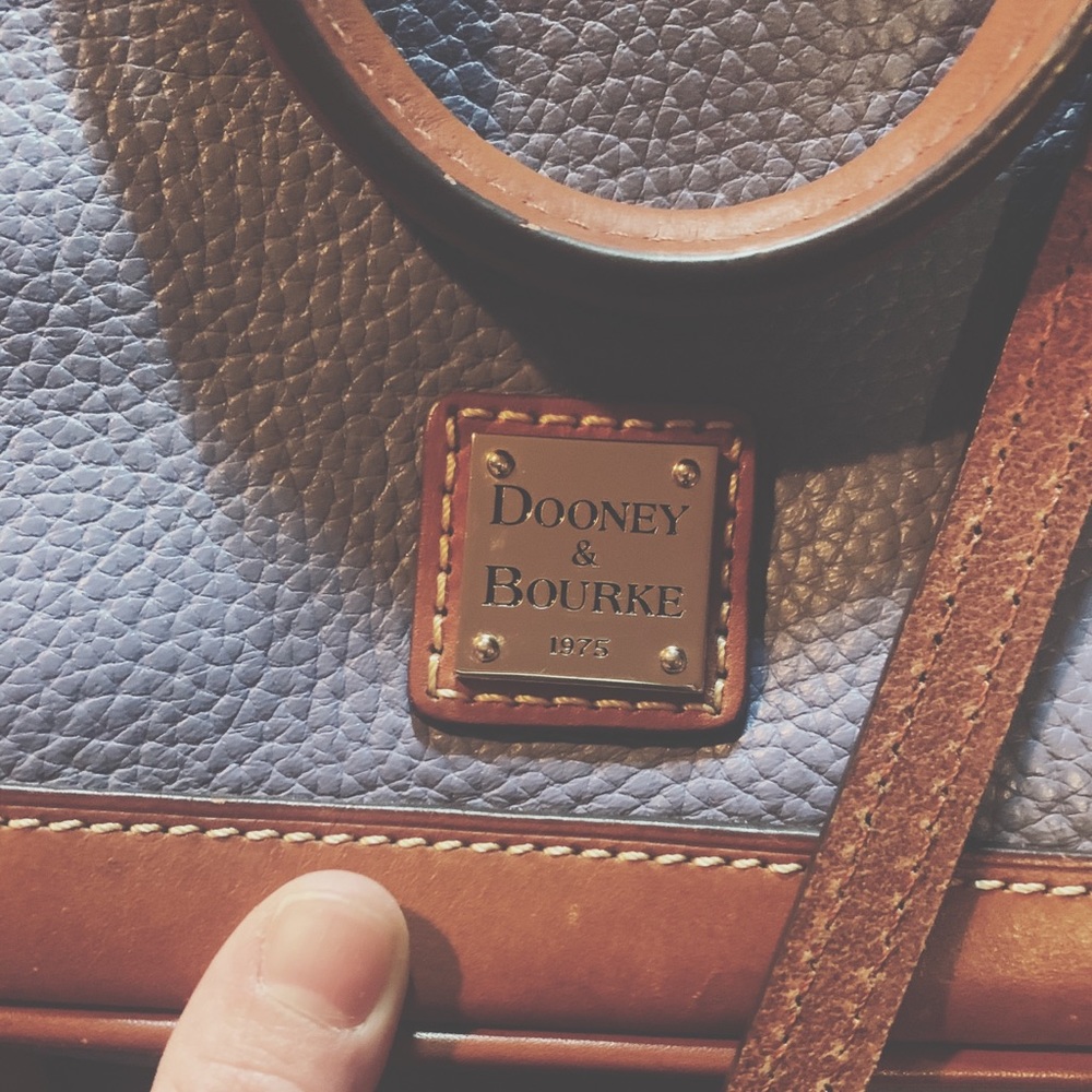Dooney & Bourke Pebble Leather Handbag - Picture 5 of 7
